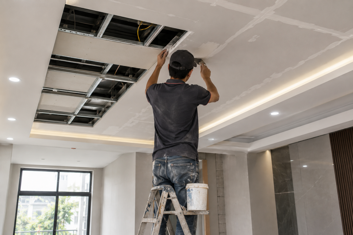 Ý Định Tìm Kiếm Và Giải Đáp Nhanh Sự Cố Trần Thạch Cao Nhà Phố